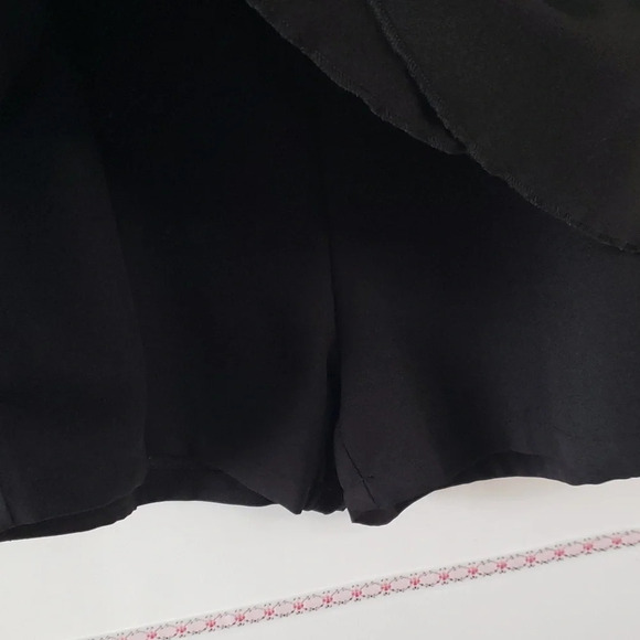 Romper Sleeveless Black Tiered Med No Brand Tag Zipper Minimalist Staple Classy - Picture 7 of 14